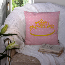 Load image into Gallery viewer, Ballerina Tiara Throw Pillow - 14x14 Decorative Pillow – Art for Your Home &amp; Patio BB5155PW1414