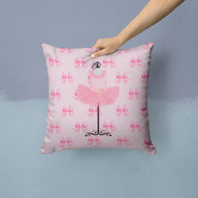 Load image into Gallery viewer, Ballerina Recital Attire Throw Pillow - 14x14 Decorative Pillow – Art for Your Home &amp; Patio BB5156PW1414