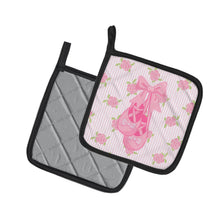 Load image into Gallery viewer, Ballerina Ballet Shoes Pot Holders - Set of 2 - Heat-Resistant Kitchen Essentials BB5157PTHD