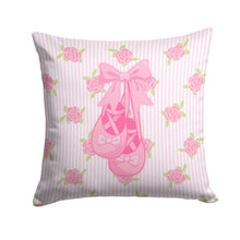 Load image into Gallery viewer, Ballerina Ballet Shoes Throw Pillow - 14x14 Decorative Pillow – Art for Your Home &amp; Patio BB5157PW1414