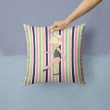 Load image into Gallery viewer, Ballerina Blonde Point Throw Pillow - 14x14 Decorative Pillow – Art for Your Home &amp; Patio BB5160PW1414