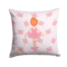 Load image into Gallery viewer, Ballerina Red Head Back Pose Throw Pillow - 14x14 Decorative Pillow – Art for Your Home &amp; Patio BB5163PW1414