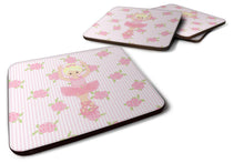Load image into Gallery viewer, Ballerina Blonde Front Pose Foam Coaster  BB5164FC