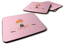Load image into Gallery viewer, Ballerina Red Head Jete Foam Coaster  BB5165FC