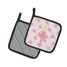 Load image into Gallery viewer, Ballerina Blonde Back Pose Pot Holders - Set of 2 - Heat-Resistant Kitchen Essentials BB5167PTHD