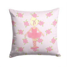 Load image into Gallery viewer, Ballerina Blonde Back Pose Throw Pillow - 14x14 Decorative Pillow – Art for Your Home &amp; Patio BB5167PW1414