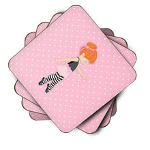 Load image into Gallery viewer, Ballerina Red Head Releve Foam Coaster  BB5168FC