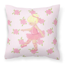 Load image into Gallery viewer, Ballerina Blonde Point Fabric Decorative Pillow BB5171PW1818