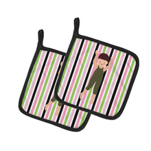 Load image into Gallery viewer, Dancer Arms Up Bikatard Pot Holders - Set of 2 - Heat-Resistant Kitchen Essentials BB5179PTHD
