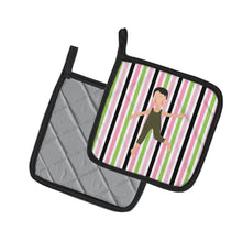 Load image into Gallery viewer, Boy Dancer Bikatard Pot Holders - Set of 2 - Heat-Resistant Kitchen Essentials BB5182PTHD