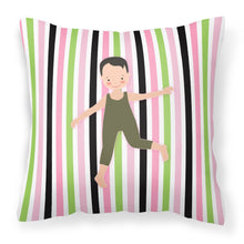 Load image into Gallery viewer, Boy Dancer Bikatard Fabric Decorative Pillow BB5182PW1818