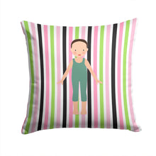 Load image into Gallery viewer, Dancer Bikatard Flex Hands Throw Pillow - 14x14 Decorative Pillow – Art for Your Home &amp; Patio BB5186PW1414