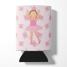 Load image into Gallery viewer, Ballerina Brown Hair Ponytails Can or Bottle Hugger BB5189CC