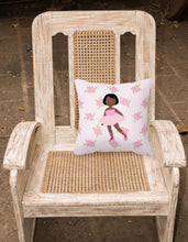 Load image into Gallery viewer, Ballerina African American Short Hair Fabric Decorative Pillow BB5190PW1818