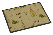 Load image into Gallery viewer, White Wine on Linen Doormat - 18x27 Decorative Floor Mat – Indoor/Outdoor Rug with Artistic Flair BB5194MAT