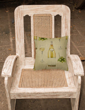 Load image into Gallery viewer, White Wine on Linen Fabric Decorative Pillow BB5194PW1818