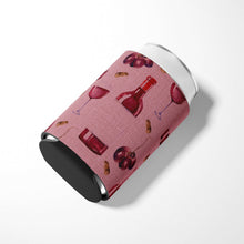 Load image into Gallery viewer, Red Wine on Linen Can or Bottle Hugger BB5195CC