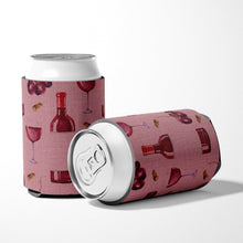 Load image into Gallery viewer, Red Wine on Linen Can or Bottle Hugger BB5195CC