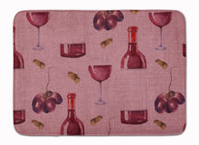 Load image into Gallery viewer, Red Wine on Linen Machine Washable Memory Foam Mat BB5195RUG
