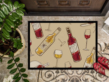 Load image into Gallery viewer, Red and White Wine Doormat - 18x27 Decorative Floor Mat – Indoor/Outdoor Rug with Artistic Flair BB5196MAT
