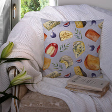 Load image into Gallery viewer, Assortment of Cheeses Throw Pillow - 14x14 Decorative Pillow – Art for Your Home &amp; Patio BB5198PW1414