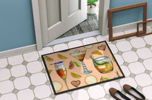 Load image into Gallery viewer, Drinks and Cocktails Peach Doormat - 18x27 Decorative Floor Mat – Indoor/Outdoor Rug with Artistic Flair BB5200MAT