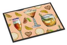 Load image into Gallery viewer, Drinks and Cocktails Peach Doormat - 18x27 Decorative Floor Mat – Indoor/Outdoor Rug with Artistic Flair BB5200MAT