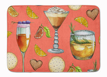Load image into Gallery viewer, Drinks and Cocktails Salmon Machine Washable Memory Foam Mat BB5201RUG
