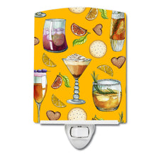Load image into Gallery viewer, Drinks and Cocktails Gold Ceramic Night Light BB5202CNL