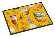 Load image into Gallery viewer, Drinks and Cocktails Gold Doormat - 24x36 Decorative Floor Mat – Indoor/Outdoor Rug with Artistic Flair BB5202JMAT