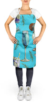 Load image into Gallery viewer, Drinks and Cocktails Blue Apron – Artist-Designed Kitchen, BBQ &amp; Craft Apron BB5203APRON