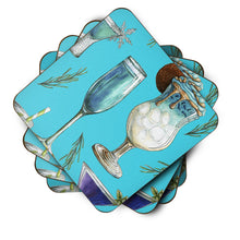 Load image into Gallery viewer, Drinks and Cocktails Blue Foam Coaster  BB5203FC