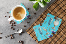 Load image into Gallery viewer, Drinks and Cocktails Blue Foam Coaster  BB5203FC