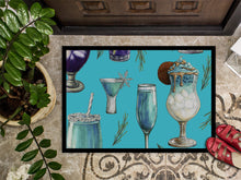Load image into Gallery viewer, Drinks and Cocktails Blue Doormat - 24x36 Decorative Floor Mat – Indoor/Outdoor Rug with Artistic Flair BB5203JMAT