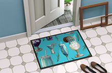 Load image into Gallery viewer, Drinks and Cocktails Blue Doormat - 24x36 Decorative Floor Mat – Indoor/Outdoor Rug with Artistic Flair BB5203JMAT