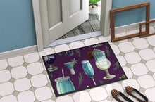 Load image into Gallery viewer, Drinks and Cocktails Purple Doormat - 24x36 Decorative Floor Mat – Indoor/Outdoor Rug with Artistic Flair BB5204JMAT