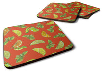 Load image into Gallery viewer, Lemons, Limes and Oranges Foam Coaster  BB5205FC