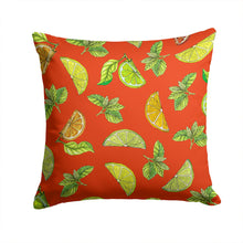 Load image into Gallery viewer, Lemons, Limes and Oranges Throw Pillow - 14x14 Decorative Pillow – Art for Your Home &amp; Patio BB5205PW1414