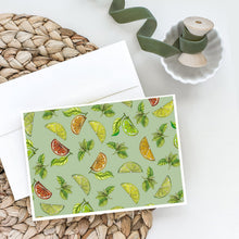 Load image into Gallery viewer, Lemons, Limes and Oranges Greeting Cards -  Blank Note Cards – 8-Pack of Artist-Designed Cards with Envelopes