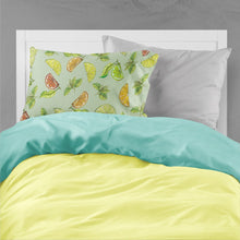 Load image into Gallery viewer, Lemons, Limes and Oranges Fabric Standard Pillowcase – Artistic Decorative Front, White Back BB5206PILLOWCASE
