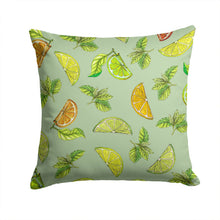 Load image into Gallery viewer, Lemons, Limes and Oranges Throw Pillow - 14x14 Decorative Pillow – Art for Your Home &amp; Patio BB5206PW1414