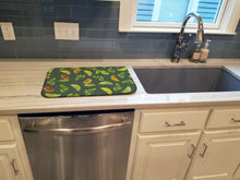 Load image into Gallery viewer, Lemons, Limes and Oranges Dish Drying Mat – Absorbent, Artistic Kitchen Essentials BB5207DDM