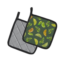 Load image into Gallery viewer, Lemons, Limes and Oranges Pot Holders - Set of 2 - Heat-Resistant Kitchen Essentials BB5207PTHD