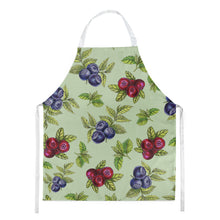Load image into Gallery viewer, Berries in Green Apron – Artist-Designed Kitchen, BBQ &amp; Craft Apron BB5208APRON