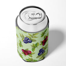 Load image into Gallery viewer, Berries in Green Can or Bottle Hugger BB5208CC