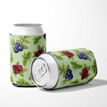 Load image into Gallery viewer, Berries in Green Can or Bottle Hugger BB5208CC