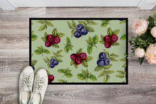 Load image into Gallery viewer, Berries in Green Doormat - 24x36 Decorative Floor Mat – Indoor/Outdoor Rug with Artistic Flair BB5208JMAT