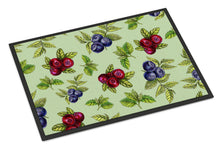 Load image into Gallery viewer, Berries in Green Doormat - 24x36 Decorative Floor Mat – Indoor/Outdoor Rug with Artistic Flair BB5208JMAT