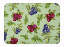 Load image into Gallery viewer, Berries in Green Machine Washable Memory Foam Mat BB5208RUG