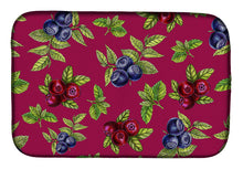 Load image into Gallery viewer, Berries Dish Drying Mat – Absorbent, Artistic Kitchen Essentials BB5209DDM